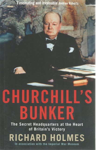 Front cover of Churchill's Bunker by Richard Holmes