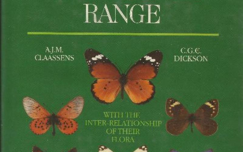 Front cover of Butterflies of the Table Mountain Range by Claasens & Dickson