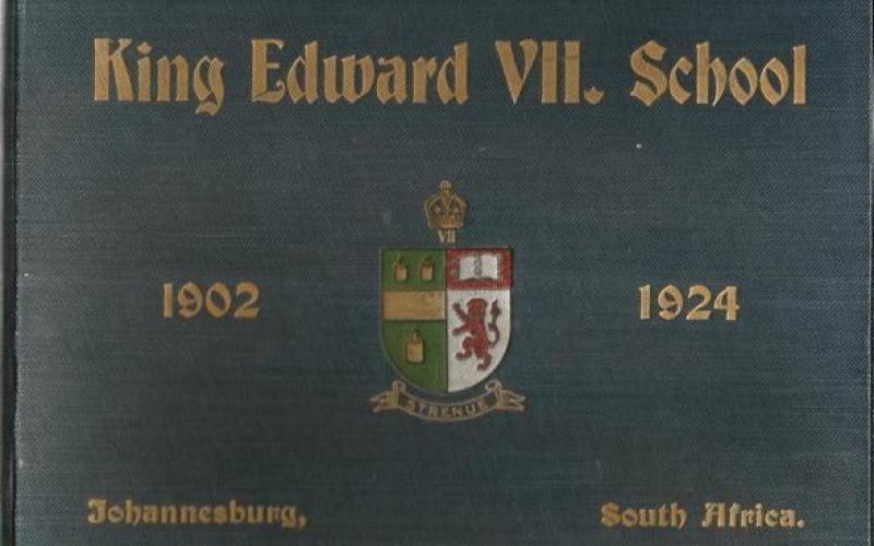 Front cover of  King Edward VII school 1902 -1924