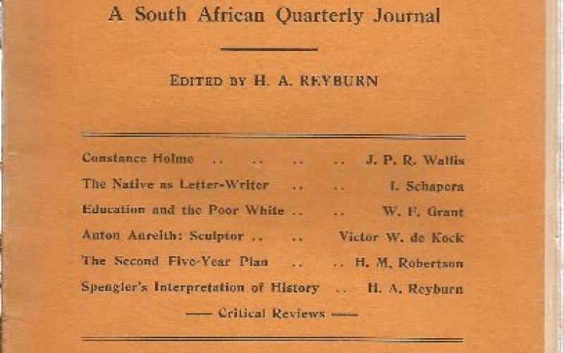 Front Cover of The Critic Vol.II - No. 1 edited by H. A. Reyburn
