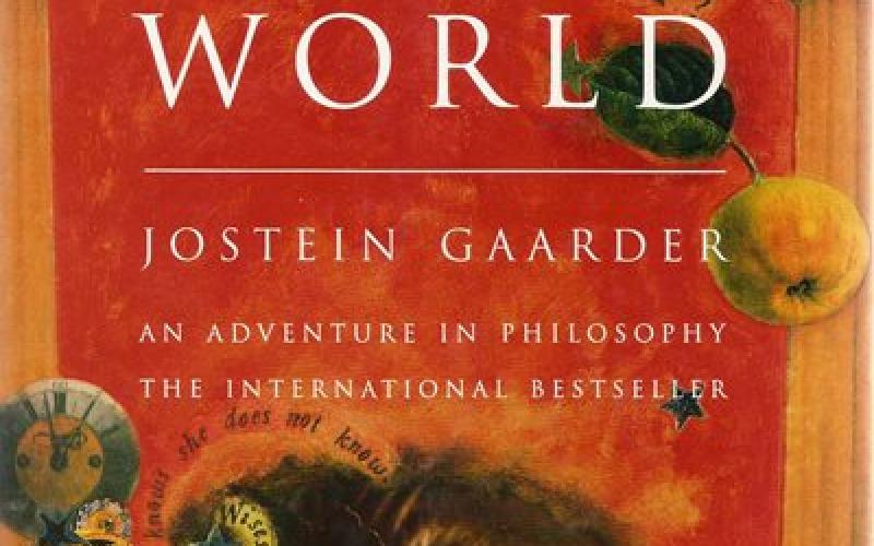 Front cover of Sophie's World by Jostein Gaarder