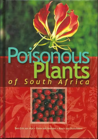 Front cover of Poisonous Plants of South Africa by Van Wyk