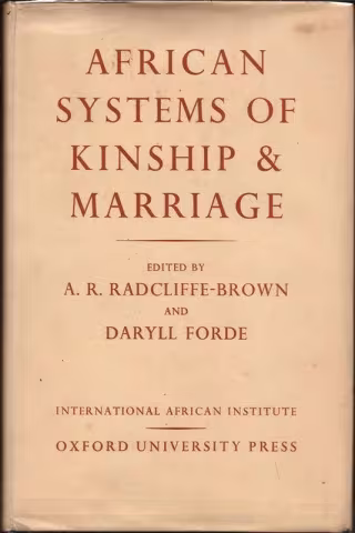 Front cover of African Systems of Kinship & Marriage