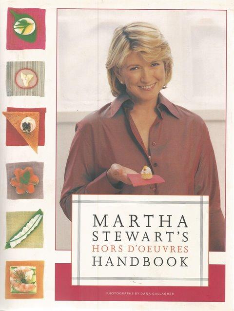 Front Cover of Martha Stewart's Hors d'Oeuvres Handbook by Martha Stewart