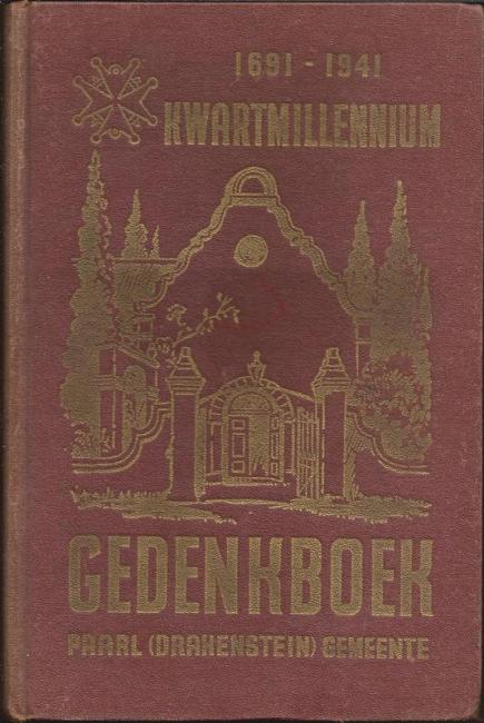 Front cover of Kwartmillenium-Gedenkboek van die Nederduitse Gereformeerde Gemeente, Paarl