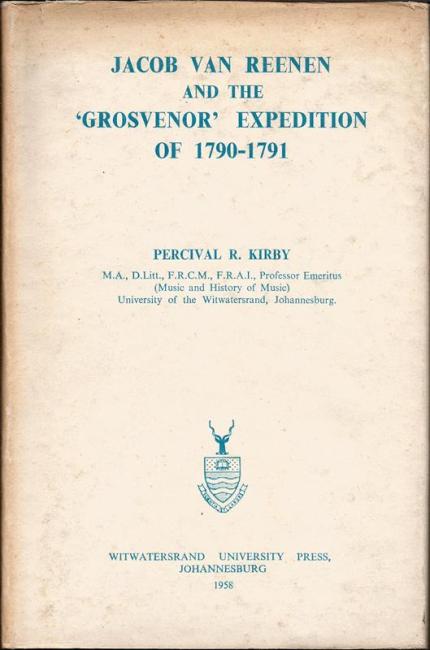Front cover of Jacob van Reenen and the 'Grosvenor' Expedition of 1790-1791 by Kirby
