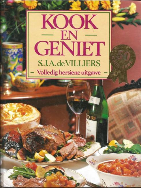 Front cover of Kook en Geniet deur S.J.A. de Villiers