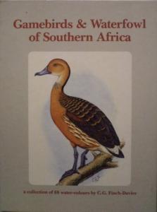 Front slipcase cover of Gamebirds & Waterfowl of Southern Africa by C. G. Finch-Davies
