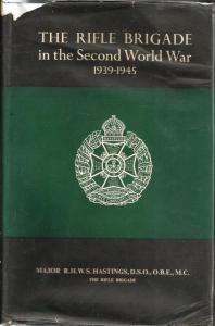 Front cover of The Rifle Brigade in the Second World War 1939-1945 by RHWS Hastings