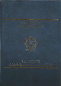 Front Cover of S.A. Polisie Gedenkalbum/South African Police Commemorative Album by Marius de Witt Dippenaar