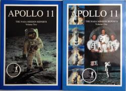Front Covers of Apollo 11, the NASA Mission Reports edited by Robert Godwin