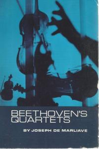 Front cover of Beethoven's Quartets by Joseph de Marliave