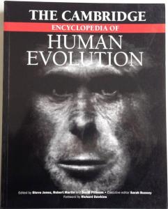 Front Cover of The Cambridge Encyclopedia of Human Evolution by Steve Jones, Robert Martin and David Pilbeam