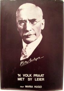 Front cover of J.B.M. Hertzog: 'n Volk Praat Met Sy Leier by Maria Hugo