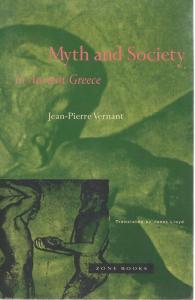 Front Cover of Myth and Society in Ancient Greece by Jean-Pierre Vernant