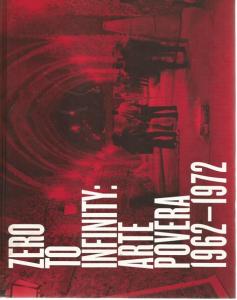 Front Cover of Zero to Infinity: Arte Povera 1962-1972 curated by Richard Flood and Frances Morris