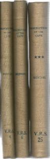 spines of Description of the Cape by Mentzel