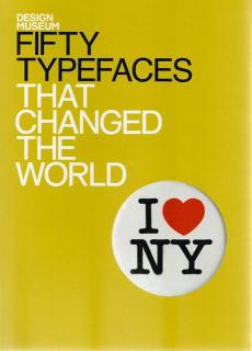 Front cover of Fifty Typefaces That Changed the World by John L Walters