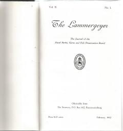 Title page of The Lammergeyer 1962-1972