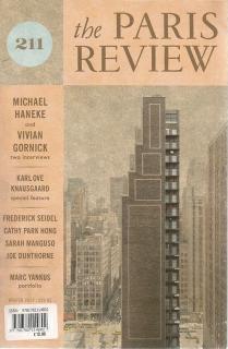 Front cover of The Paris Review 211 edited by Lorin Stein