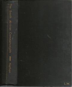 Front Cover of The South African Commonwealth by Manfred Nathan