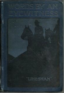 Front Cover of Words by an Eyewitness by Maurice Grant