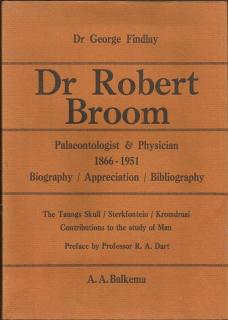 Front cover of Dr Robert Broom by Dr George Findlay
